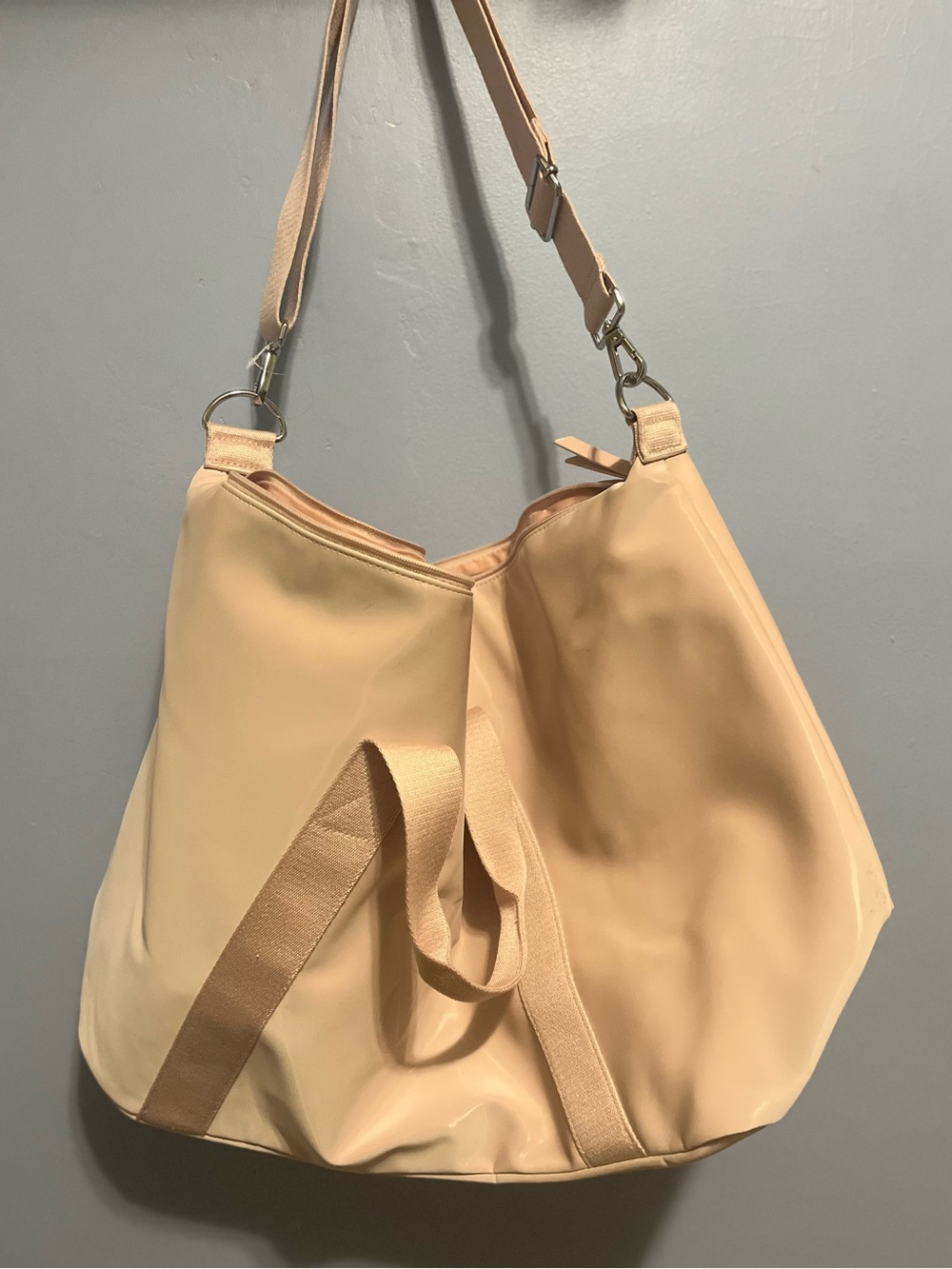 Everyday Tote Bag in Nude Pink - Versatile Women’s Shoulder Bag